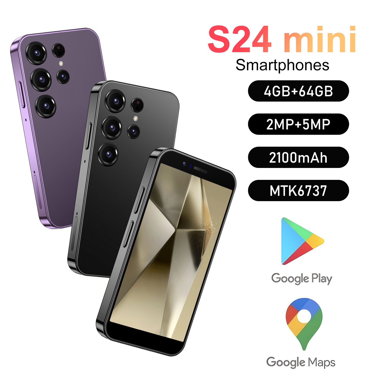 Drop shipping S24 mini Smartphone Android Mobile Phone, Super Small Micro Touch Screen Unlocked 3G Tiny Small Pocket mobile